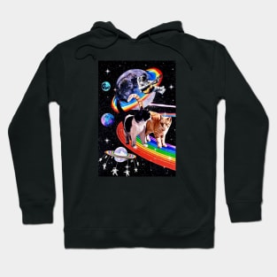 Galaxy Love Cats Hoodie